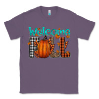 Lavender Welcome Fall Classic Tee - CowhideDigitalArt