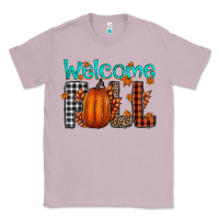 Lilac Welcome Fall Classic Tee - CowhideDigitalArt