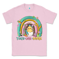 Bubblegum Pink teach love inspire rainbow Classic Tee - MaliasSmallBusiness