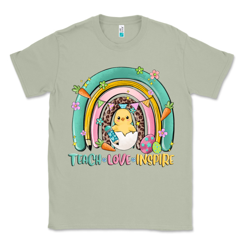 Teach Love Inspire Rainbow Classic Tee by MaliasSmallBusiness | Teevron