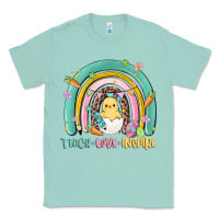 Seafoam teach love inspire rainbow Classic Tee - MaliasSmallBusiness