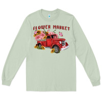 Matcha flower market Long Sleeve Tee - MaliasSmallBusiness