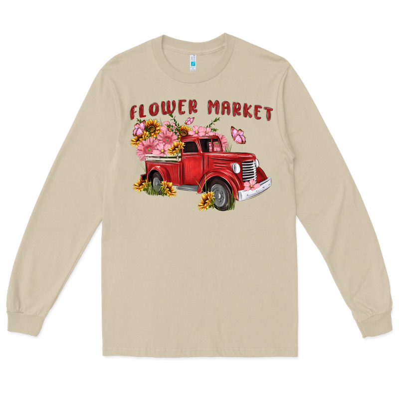 Flower Market Long Sleeve Tee by MaliasSmallBusiness | Teevron