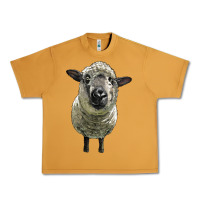 Peanut Butter hampshire sheep head Urban Heavy Tee - LillyAllenDesigns