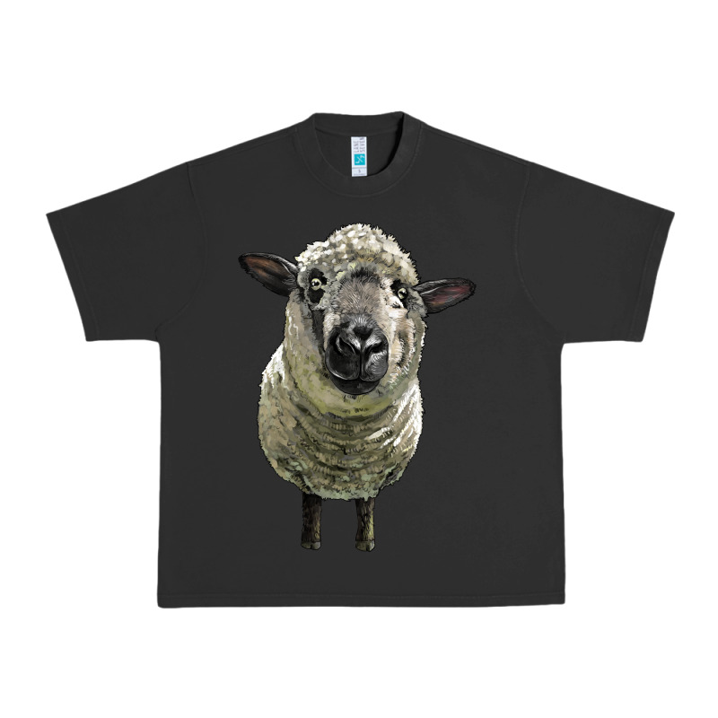 Hampshire Sheep Head Urban Heavy Tee by LillyAllenDesigns | Teevron