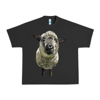 Pigment Black hampshire sheep head Urban Heavy Tee - LillyAllenDesigns