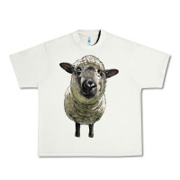 Pistachio hampshire sheep head Urban Heavy Tee - LillyAllenDesigns