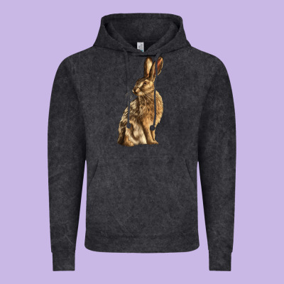 Hares Vintage Hoodie Designed By Lillyallendesigns