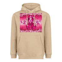 Mushroom Breast Cancer with boxing gloves Heavyweight Hoodie - NancyCooperArtShop