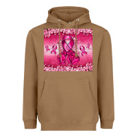 Toasted Coconut Breast Cancer with boxing gloves Heavyweight Hoodie - NancyCooperArtShop