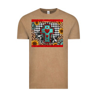 Vintage Coffee Christmas cross Vintage Tee - Jasminsmagicworld
