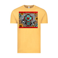 Vintage Mustard Christmas cross Vintage Tee - Jasminsmagicworld