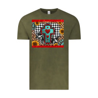 Vintage Olive Christmas cross Vintage Tee - Jasminsmagicworld