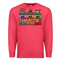 Cardinal hallothanksmas school bus Premium Sweatshirt - texasbilliewilder