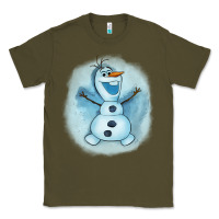 Army Green olaf snowman Classic Tee - AdoDesignShop