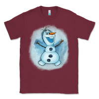 Burgundy olaf snowman Classic Tee - AdoDesignShop