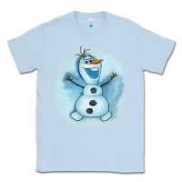 Dusty Blue olaf snowman Classic Tee - AdoDesignShop