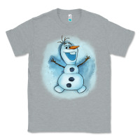 Heather Grey olaf snowman Classic Tee - AdoDesignShop