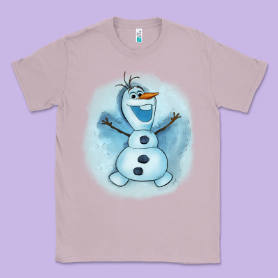 Olaf Snowman Classic Tee Designed By Adodesignshop
