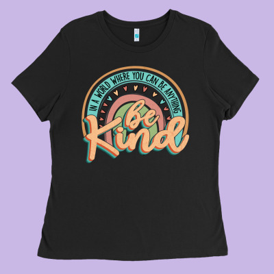 Be Kind Ladies Tee Designed By Jahusdesignshop