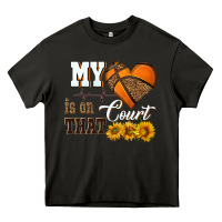 Asphalt my heart is on that court Heavy Core Tee - HRA Design Shop