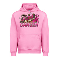Fuchsia Pink Tackle cancer Football Urban Hoodie - FaDigitalArtStudio