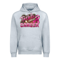 Heather Grey Tackle cancer Football Urban Hoodie - FaDigitalArtStudio