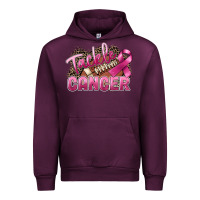 Mauve Wine Tackle cancer Football Urban Hoodie - FaDigitalArtStudio