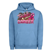 Pigment Pebble Blue Tackle cancer Football Urban Hoodie - FaDigitalArtStudio