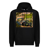 Black huntin fishin muddin Premium Hoodie - TumblerDesignByShophia
