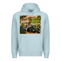 Blue Mist huntin fishin muddin Premium Hoodie - TumblerDesignByShophia