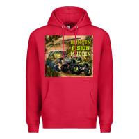 Cardinal huntin fishin muddin Premium Hoodie - TumblerDesignByShophia