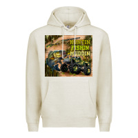 Oatmeal Heather huntin fishin muddin Premium Hoodie - TumblerDesignByShophia