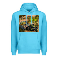 Ocean Blue huntin fishin muddin Premium Hoodie - TumblerDesignByShophia