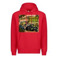 Red huntin fishin muddin Premium Hoodie - TumblerDesignByShophia