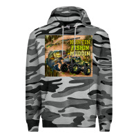 Slate Camo huntin fishin muddin Premium Hoodie - TumblerDesignByShophia