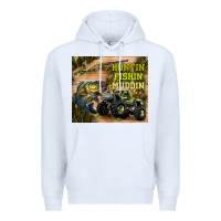 White huntin fishin muddin Premium Hoodie - TumblerDesignByShophia