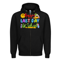 Black happy last day of school Zipper Hoodie - Artiststas