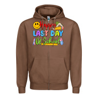 Chestnut happy last day of school Zipper Hoodie - Artiststas