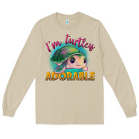 Mushroom i'm turtley adorable Long Sleeve Tee - NancyCooperArtShop