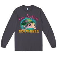 Smoke i'm turtley adorable Long Sleeve Tee - NancyCooperArtShop