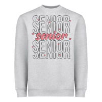 Heather Grey senior Heavyweight Sweatshirt - MaliasSmallBusiness