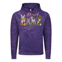 Cloud Purple blessed mama easter Vintage Hoodie - BarkalooDesign