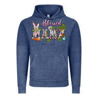 Vintage Denim blessed mama easter Vintage Hoodie - BarkalooDesign