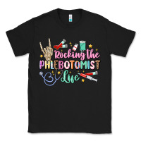 Black rocking the phlebotomist life Classic Tee - MaliasSmallBusiness