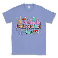 Colony Blue rocking the phlebotomist life Classic Tee - MaliasSmallBusiness