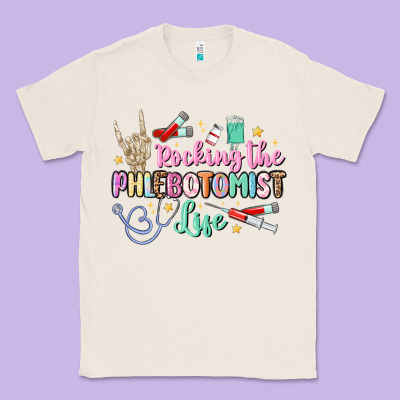 Rocking The Phlebotomist Life Classic Tee Designed By Maliassmallbusiness