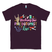 Plum rocking the phlebotomist life Classic Tee - MaliasSmallBusiness