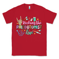 Red rocking the phlebotomist life Classic Tee - MaliasSmallBusiness