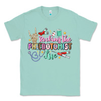 Seafoam rocking the phlebotomist life Classic Tee - MaliasSmallBusiness